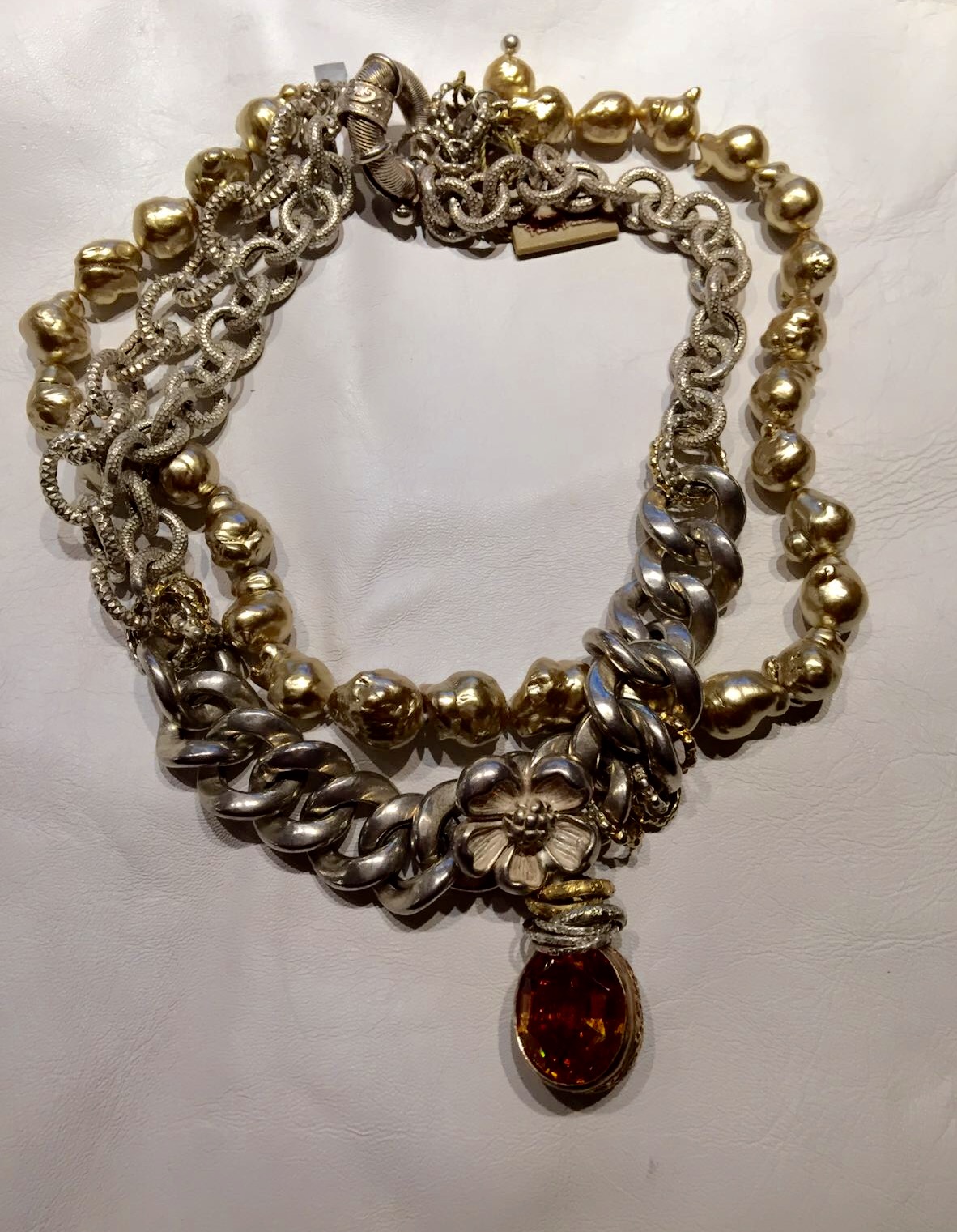 Giuseppina Fermi Silver Chain Necklace