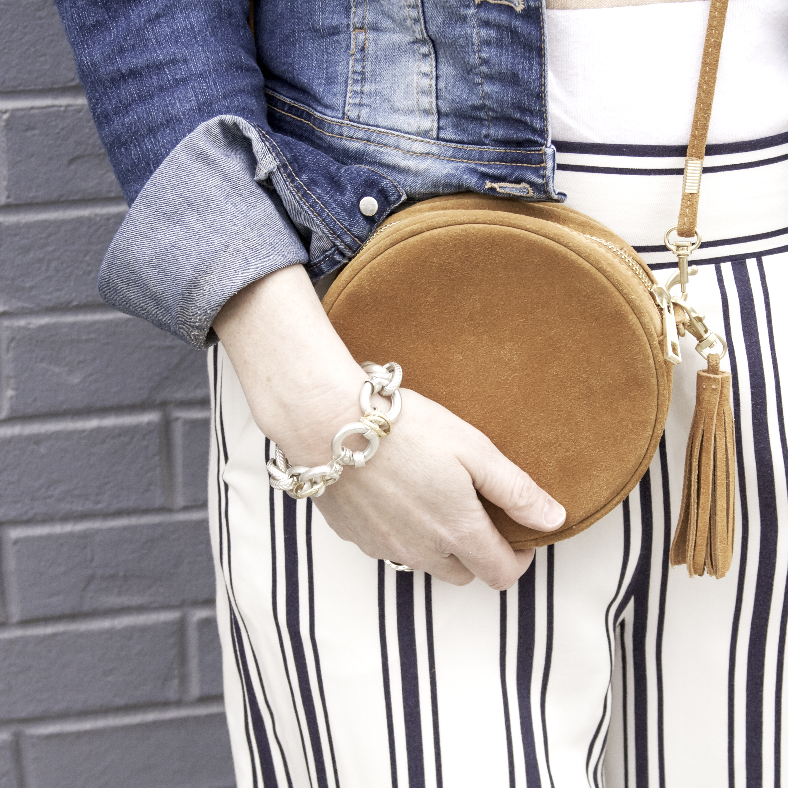 Spring Striped Chic Outfit