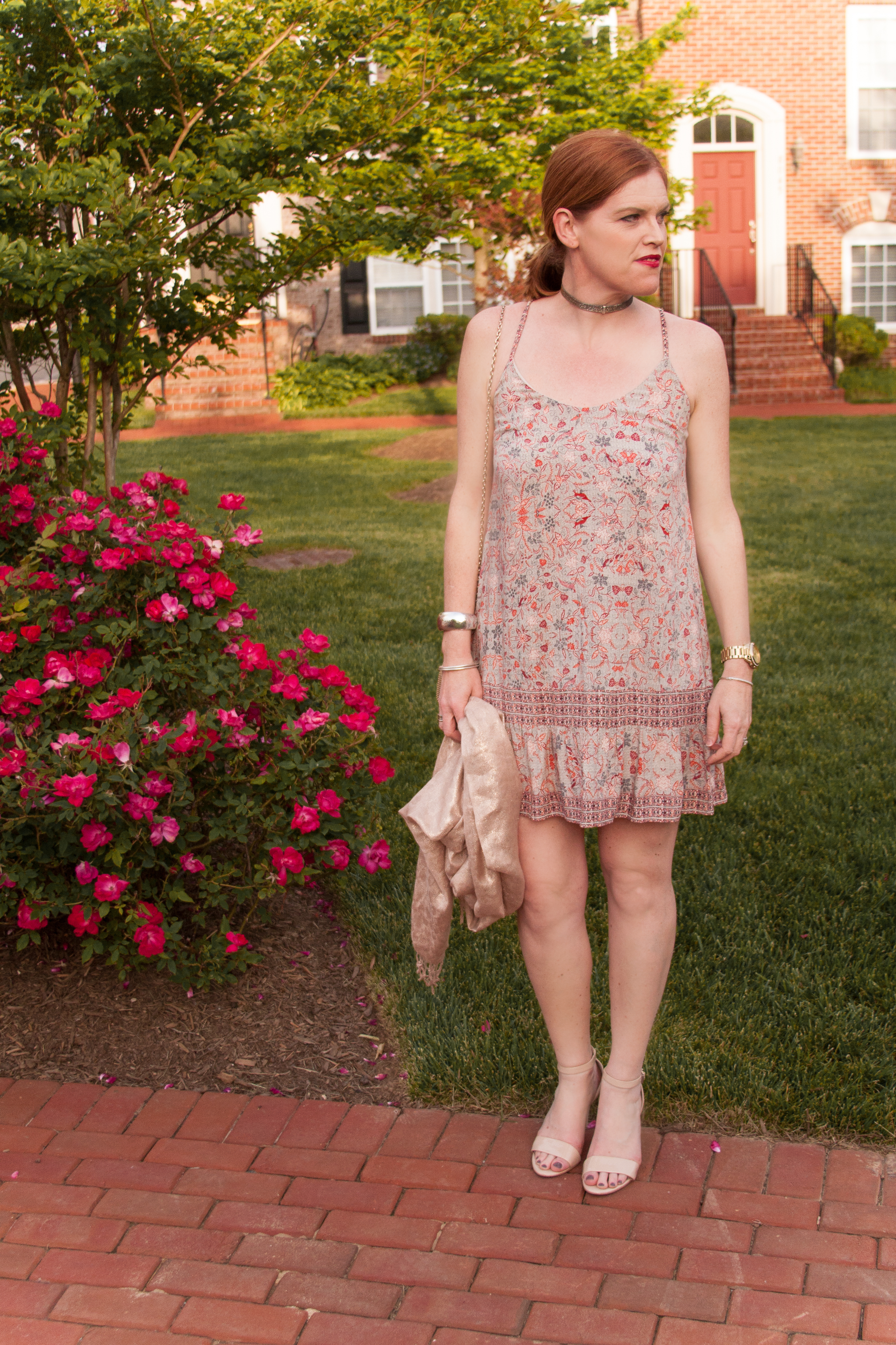 French Chic Summer Dress Outfit