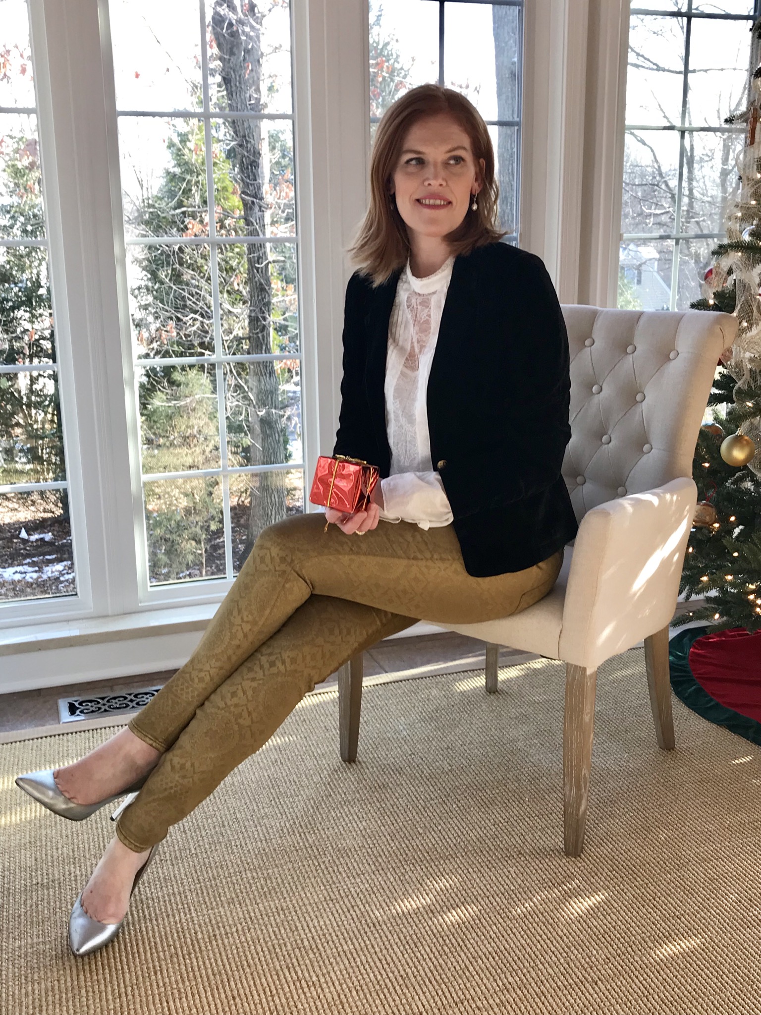 French Holiday Chic Look & Our Christmas Tradition