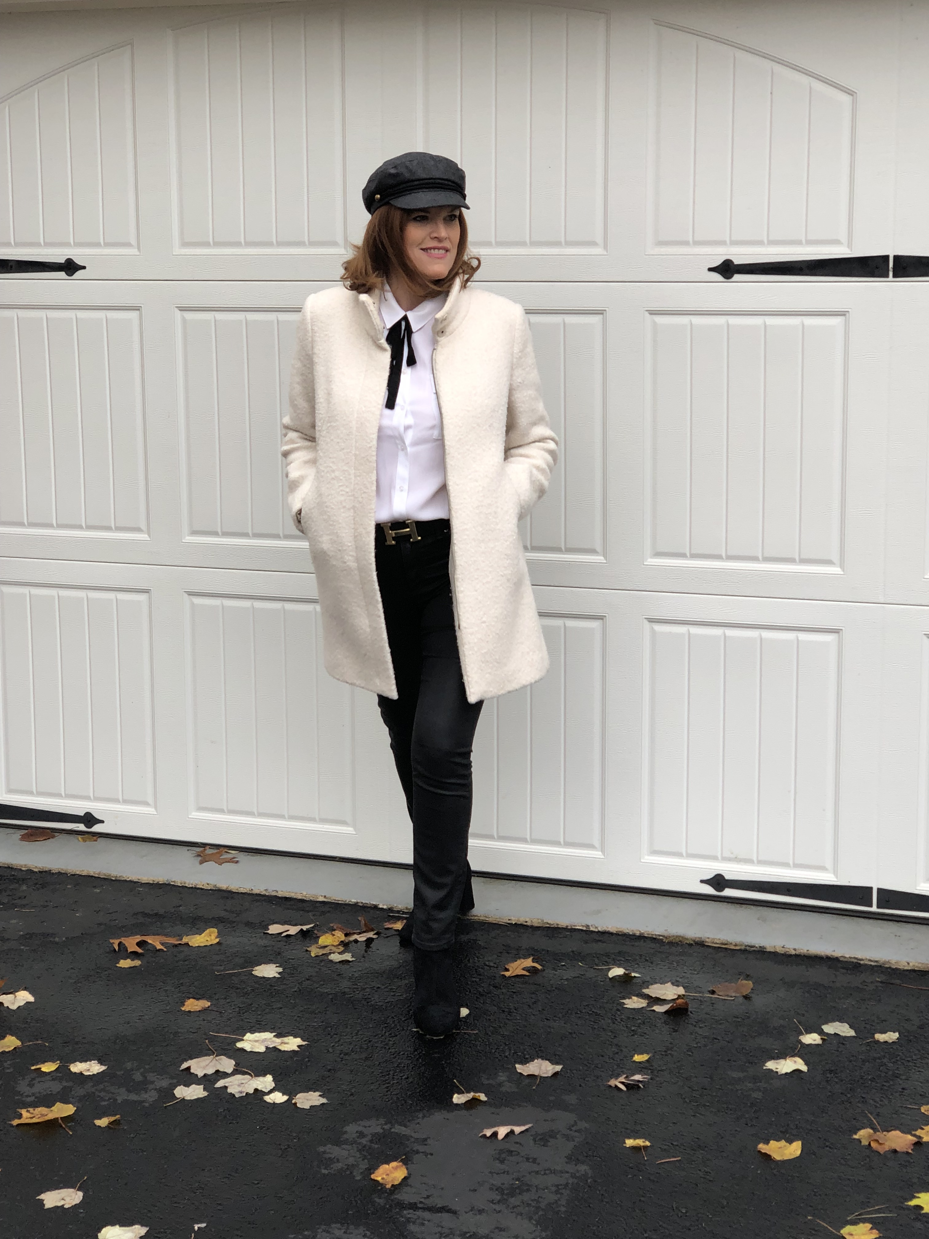 Black & White Winter Chic Outfit