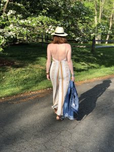 Boho Chic Mustard Jumpsuit and a Linkup