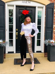 Ringing the New Year in Chic Sequin Pants