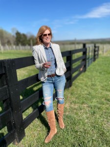 French Chic Spring Weekend Style in Virginia Wine Country